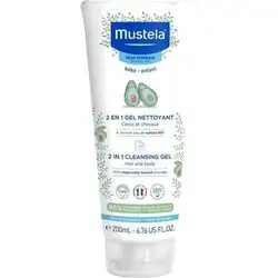 Mustela 2 in 1 cleansing gel hair and body 200ml