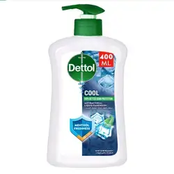 Dettol Cool Liquid Handwash Pump, Mint & Bergamot Scent, 400ml