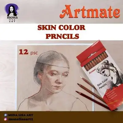 Skin Color Pencils-Art mate