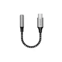 Proove Adapter AUX SoundMesh Type-C to 3.5mm gray