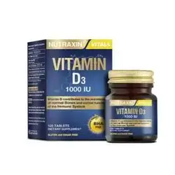 vitamin d3 1000iu 120 tablets - nutraxin