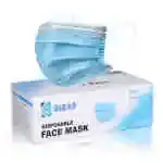 disposable face mask/ blue/50 pcs
