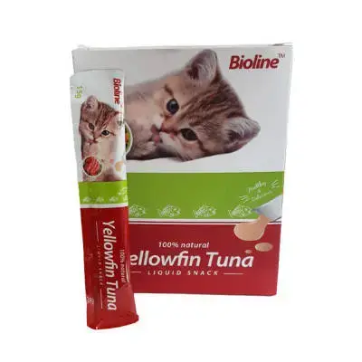 Bioline Snack In Pasta Yellowfin Tuna 15g. 24 pcs. 2333