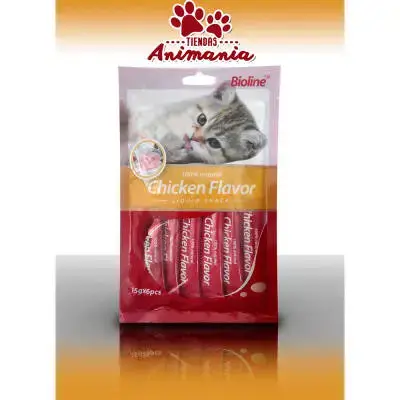 Bioline Snack In Chicken Pasta 15 G Sachet Pethome 6 pcs. 2325