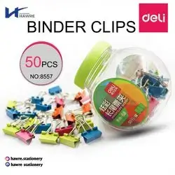 Binder Clips-deli (8557) 50pcs