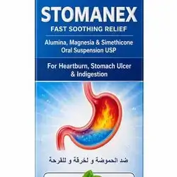 STOMANEX Oral Suspension Cool Mint Flavour (200 ml)