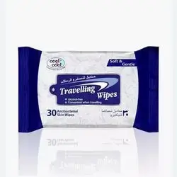 Cool and cool travelling wipes