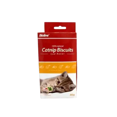 بايولاين (Bioline) - بسكويت بالكاتنيب ونكهة سمك القد 80g