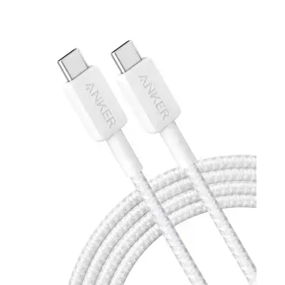 Anker 322 USB-C to USB-C A81F6H21 - White - 1.8m