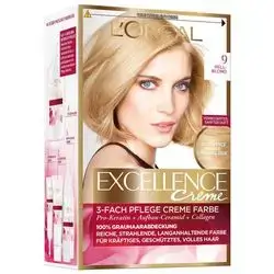 L'Oreal Paris Excellence Creme Hair Color 9 Light Blonde