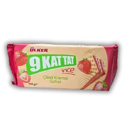 Ulker Turkish Strawberry Wafer Biscuits 114g