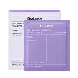 Rejuvenating Caviar PDRN Real Deep Mask 4 Sheets×34g _ Biodance