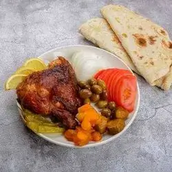 A Quarter Of Plain Chicken