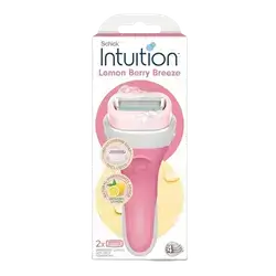 Intuition Lemon Berry Breeze Razors for Women 1 Razor +1 Travel Cap _ Schick
