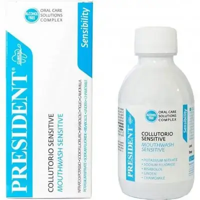 PRESIDENT Clinical – Mouthwash Sensitive (Alcohol-Free)