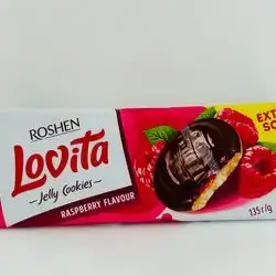 Roshen Jelly Cookies RaspBerry 135g