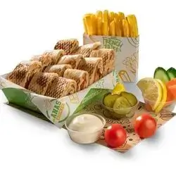 Double Arabic Chicken Shawarma Meal