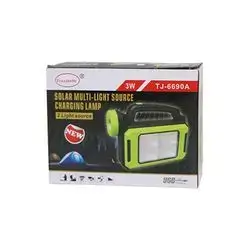 Ten Junht Solar Two Light Source Usb Charging Lamp