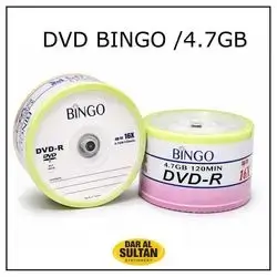 DVD BINGO ,50 pcs,4.7GB
