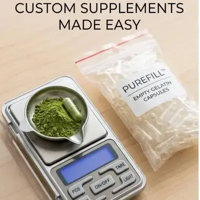 Empty Gelatin Capsules (100 Capsules)
