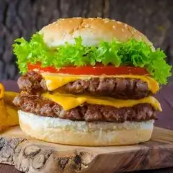 Double Meat  Burger With Cheese