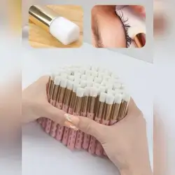 1pc Pink Eyelash Cleansing Brush