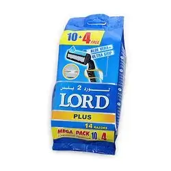 Lord Plus Disposable 10+4 Razors 2 Blades