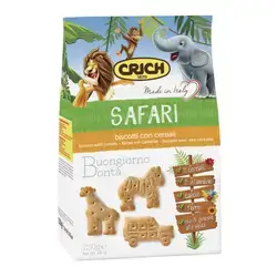 Biscuiti safari cu cereale Crich, 250g