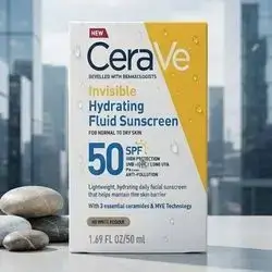 Cerave Invisible Hydrating Fluid Sunscreen SPF 50 (50ml)
