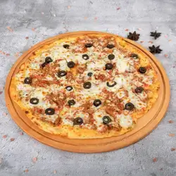 Meat With Cheese And Olives