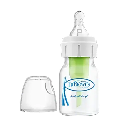 Anti-Colic Baby Bottle Natural Flow 0m+ Narrow 60ml _ Dr Brown's