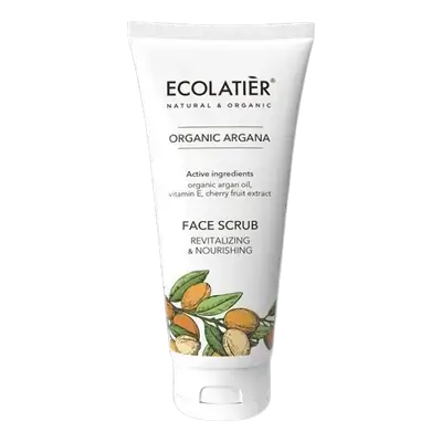Face Scrub Revitalizing & Nourishing Organic Argana 100ml_ ECOLATIER