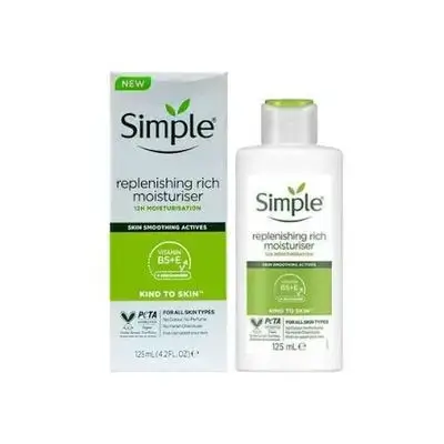 simple - replenishing rich moisturiser 125ml