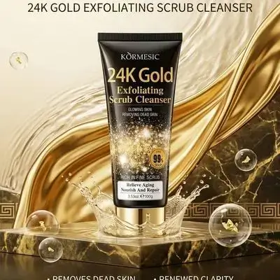 KORMESIC 24K Gold Exfoliating Scrub Cleanser