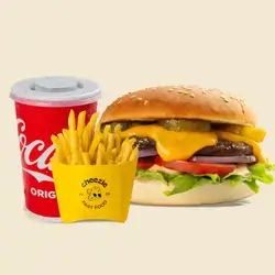 American Burger (Medium Combo)