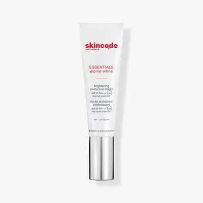 Brightening Alpine White Protective Shield SPF50 Skincode