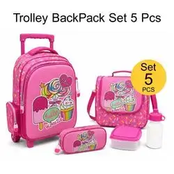 Trolley Bag School Set 5pcs