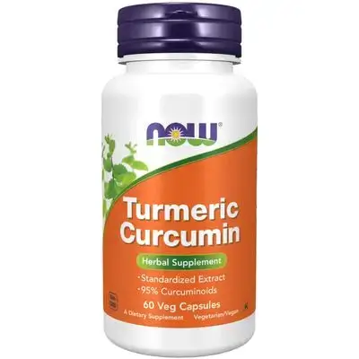 NOW Foods  Turmeric Curcumin 60 VEG CAPSULES