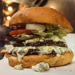 Double Blue Cheese Burger (200g Meat)