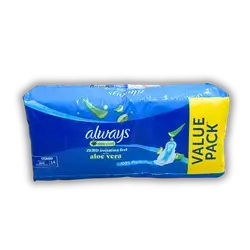 Always Feminine Sanitary Pads Maxi Economy Pack 14 Count