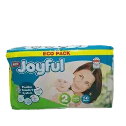 Joyful Jumbo Mini Diapers No. 2 * 58 pieces
