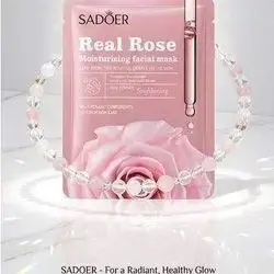 .SADOER Real Rose Moisturizing Facial Mask
