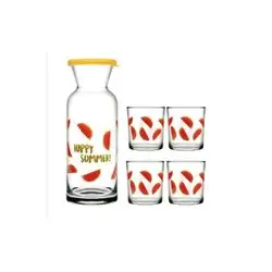 Pasabahce Happy Sumer Jug +6glass