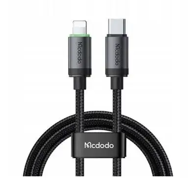 MCDODO 36W USB-C to Lightning PD Fast Charging Cable (3M) with LED Indicator
