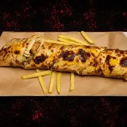 Meat Shawarma With Pizza Bread
