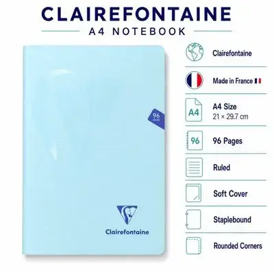 Notebook ,French ( A4) Size,69 pages.