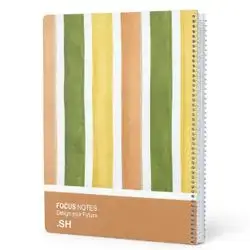 Hardcover Spiral Notebook – A4 | 100 Sheets