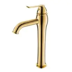 Tauro Gold Tall Sink Faucet