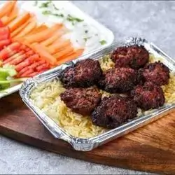 Shfta On Rice And Salad