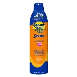 Banana Boat Ultra Sport Clear Sunscreen Spray - SPF 50+ for body